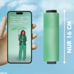 Сгъваем чадър Doppler Compact Mini, прибран в малка чанта