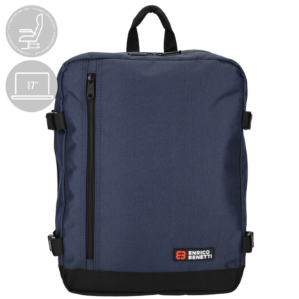 синя раница за лаптоп 17 инча Enrico Benetti 54687